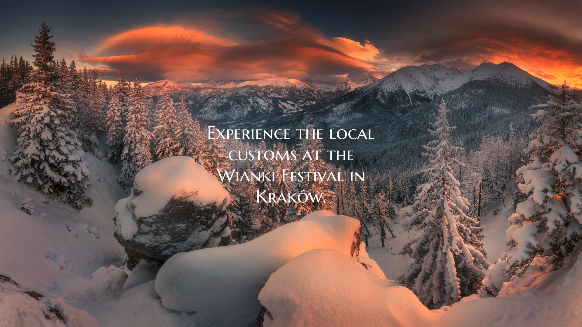 Experience the local customs at the Wianki Festival in Kraków.